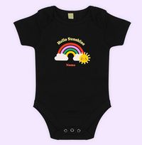 Tap to view Hello Sunshine Rainbow Personalised Baby Grow