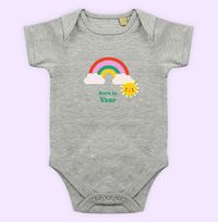 Tap to view Born In Year Personalised Baby Grow