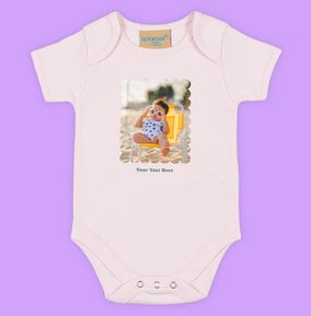 Photo of Photo & Text Personalised Baby Grow