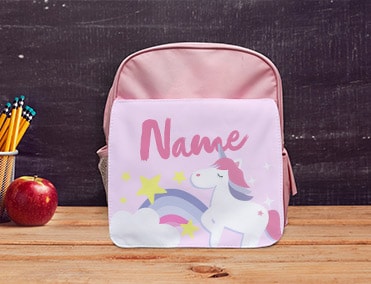 ZDISC Unicorn Personalised Backpack