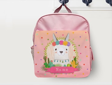 ZDISC Llama Personalised Backpack