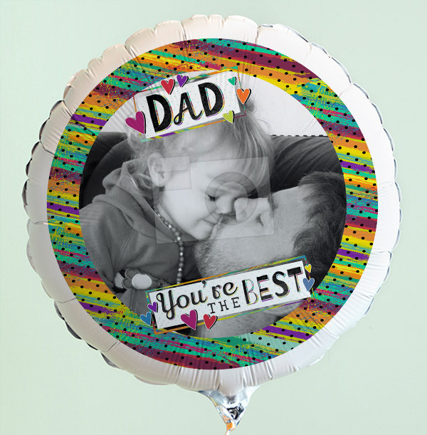 Dad You're The Best Photo Balloon