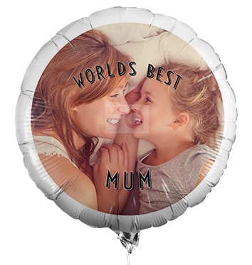 World's Best Mum Photo Balloon