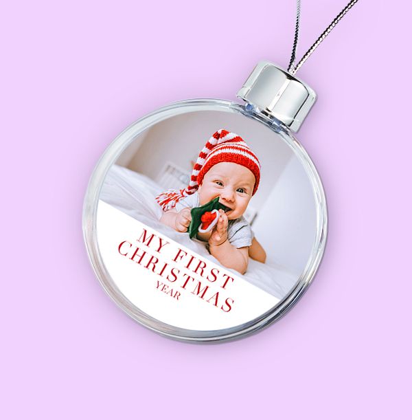 Photo of My First Christmas Photo Bauble