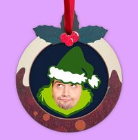 Tap to view Grinch Photo Christmas Bauble