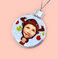 Tap to view Reindeer Photo Christmas Bauble