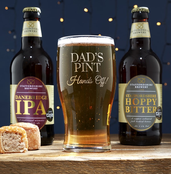 ZDISC 24.07.23 Beer and Dad Pint Glass Gift Set