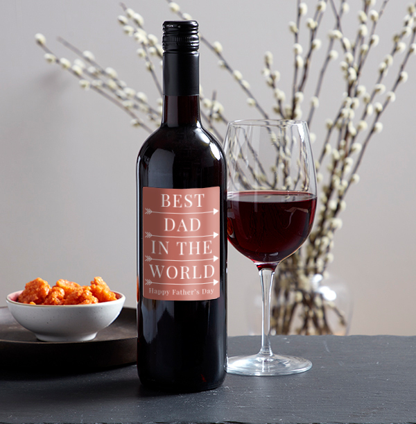 ZDISC Best Dad In The World Red Wine
