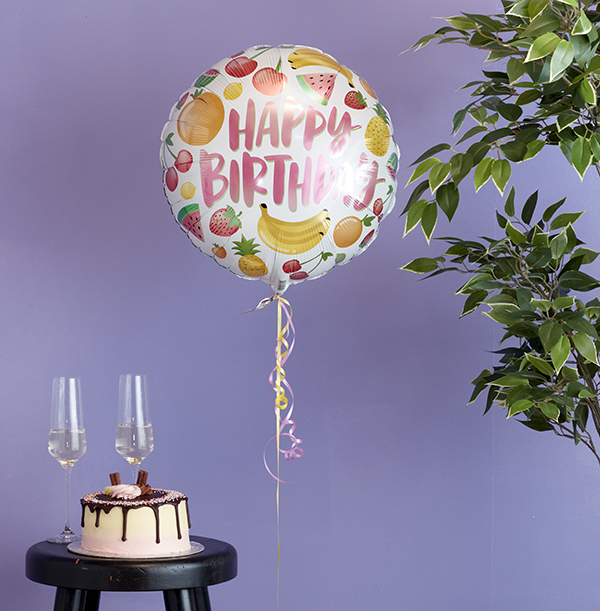 Happy Birthday Fruits Balloon