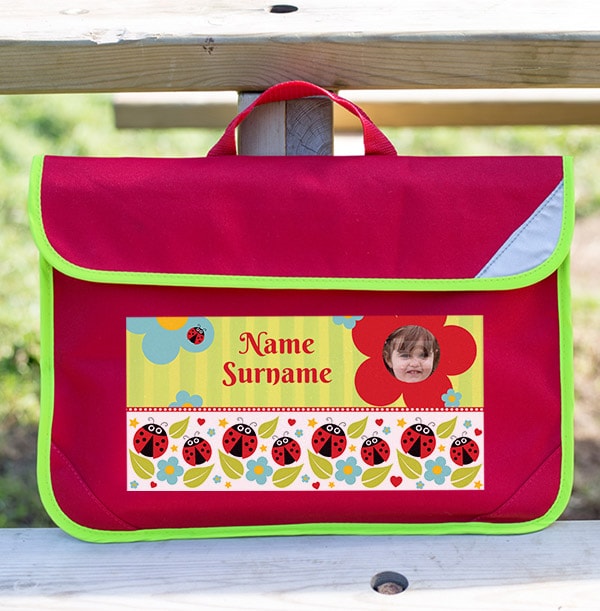 ZDISC Ladybird Photo Upload Book Bag