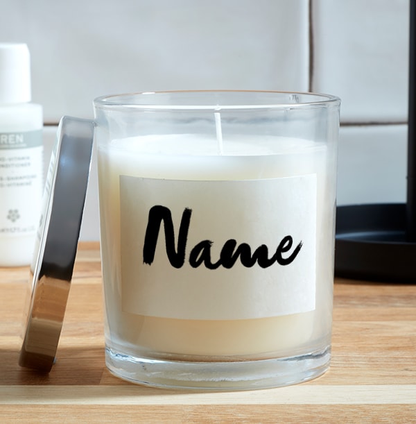 Personalised Name Candle