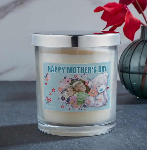Mother's Day Blue Photo Candle - Me To You