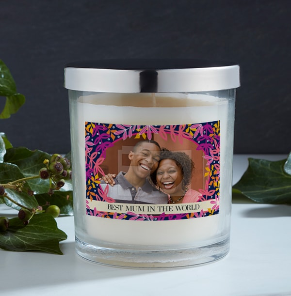 Best Mum In The World Photo Candle