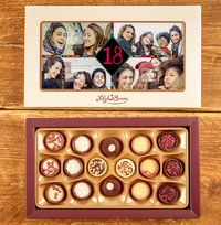 Personalised Any Age Birthday Chocolates - Box of 16