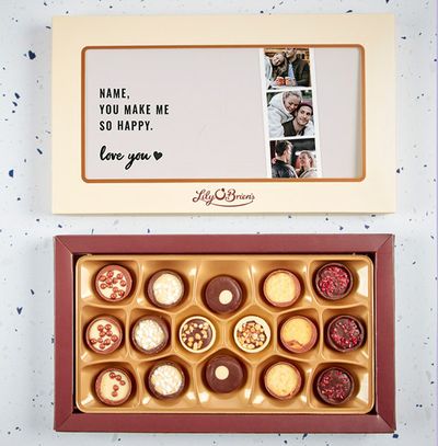 You Make Me So Happy Multi Photo Chocolates - Box of 16