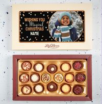 Wishing You a Magical Christmas Photo Chocolates - Box of 16