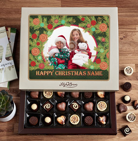 Personalised Christmas Photo Chocolates - 30