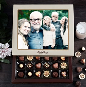2 Photo Indulgence Father's Day Chocolates