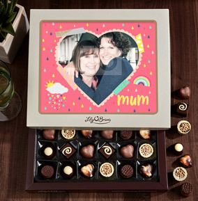 Mum Heart Photo Chocolates - Indulgence