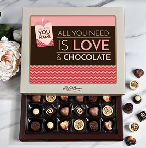 Personalised All You Need Is Love Chocolates - 30