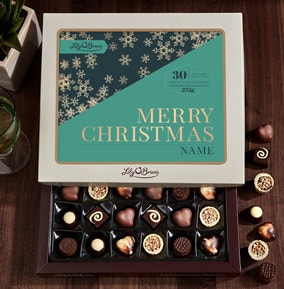 Personalised Christmas Chocolates - 30