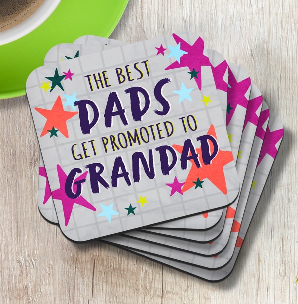 Promoted To Grandad Coaster