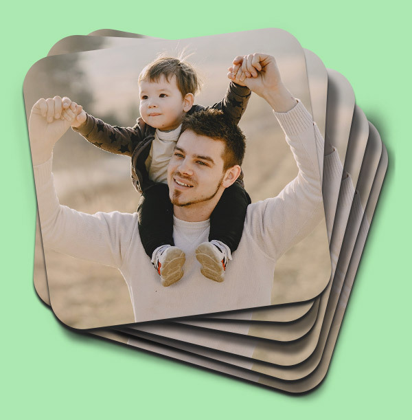 Full Photo Coaster For Dad