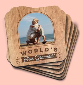 Photo of World's Best Grandad Photo Coaster