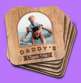 Photo of Daddy's Cuppa Tea Photo Coaster