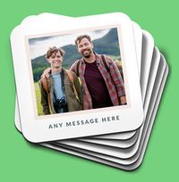 Tap to view Full Photo Coaster with Text