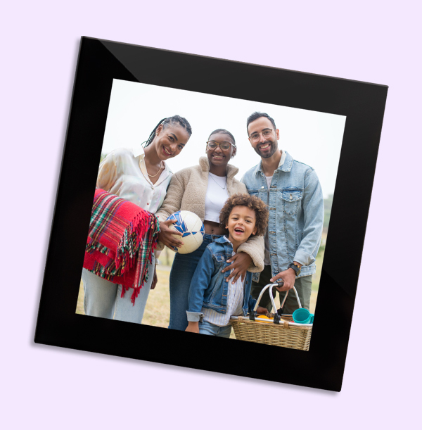Full Photo Personalised Glass Coaster