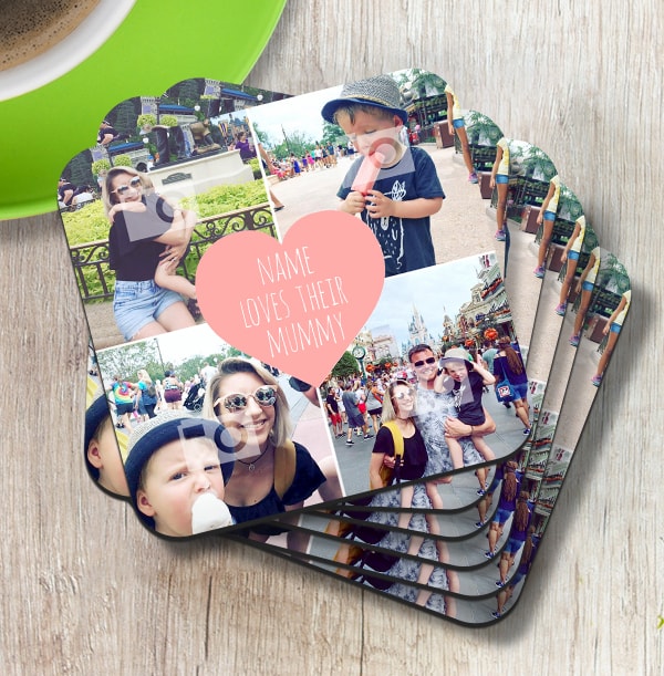 Love Their Mummy Multi Photo Coaster