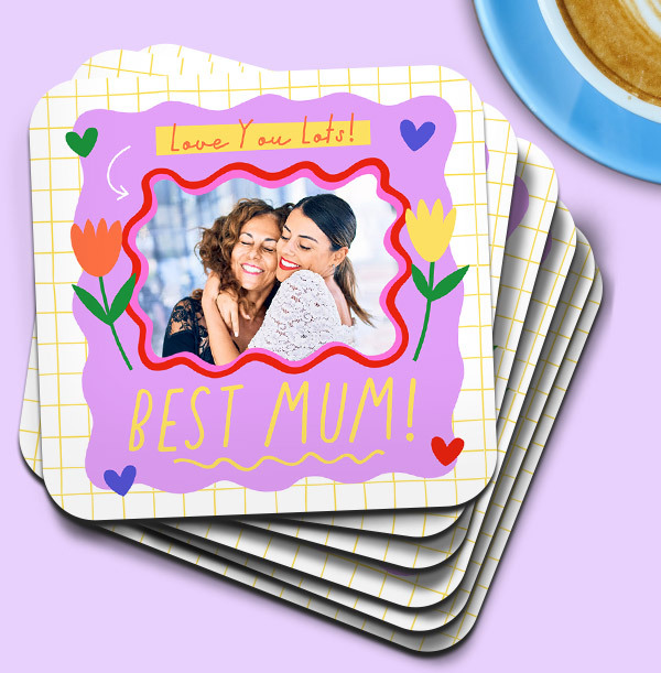Best Mum Photo Coaster