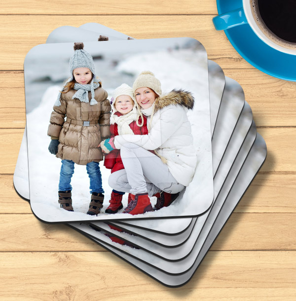 Christmas Personalised Full Photo Coaster