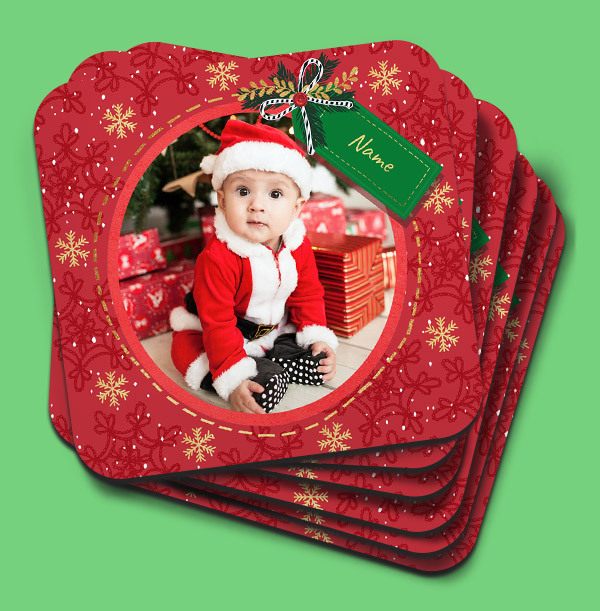 Christmas Photo Coaster