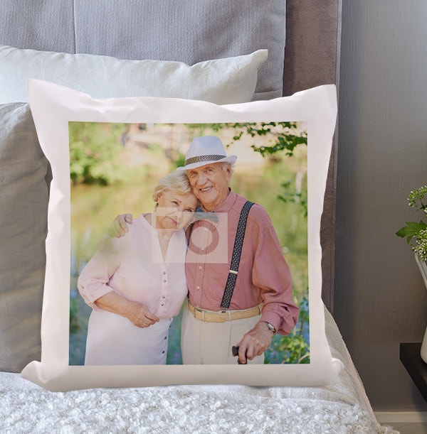 Full Photo Valentines Cushion