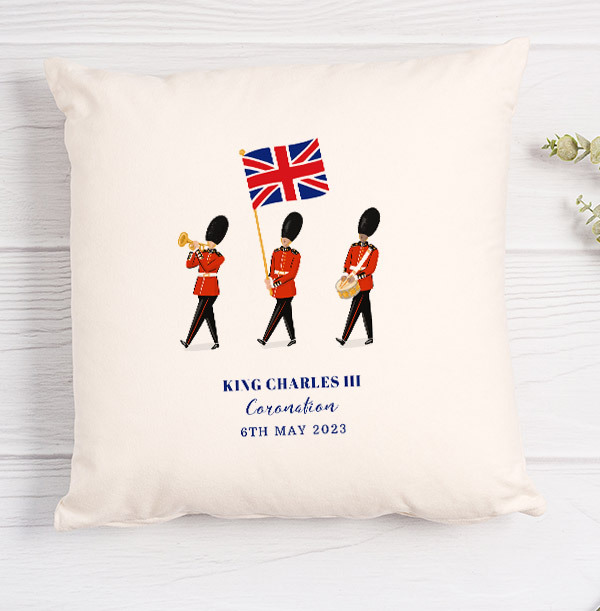 King's Soldiers Coronation Cushion