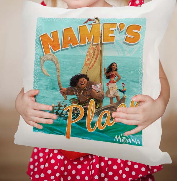 ZDISC Moana Personalised Cushion - Sail Away