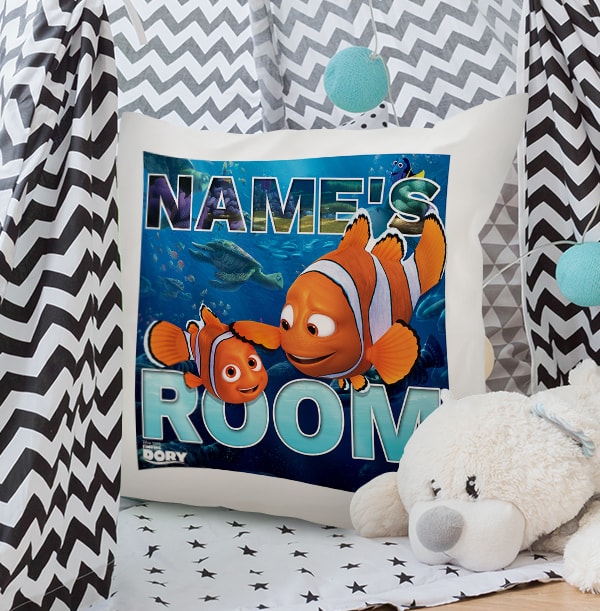 ZDISC Nemo & Marlin Personalised Cushion - Finding Dory