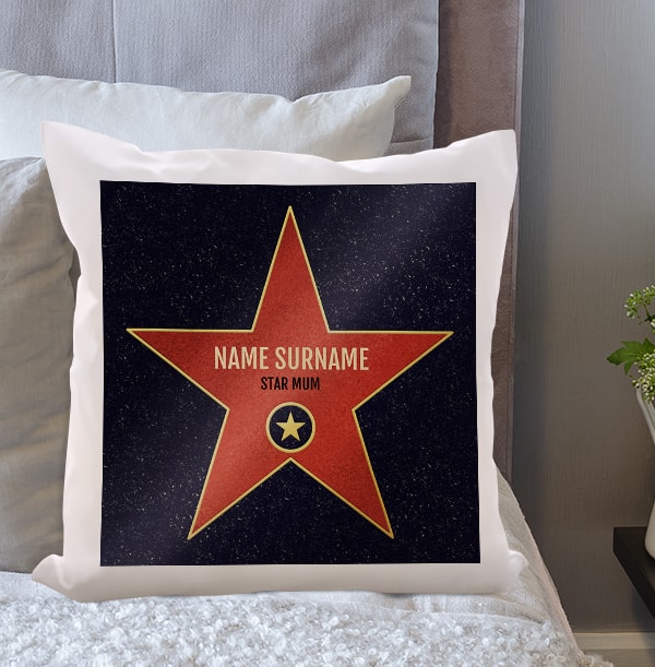 Personalised Star Cushion