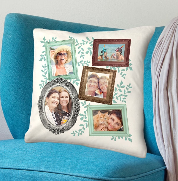 Multi Photo Frames Cushion