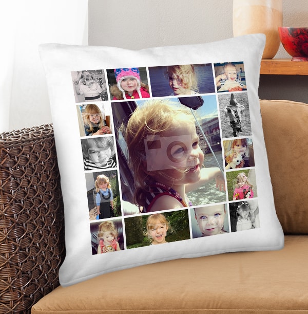 Multi Photo Personalised Cushion