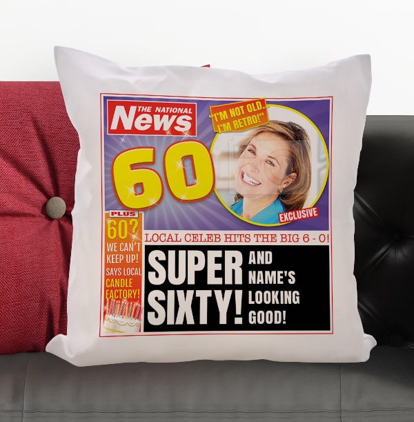 Super Sixty Photo Cushion