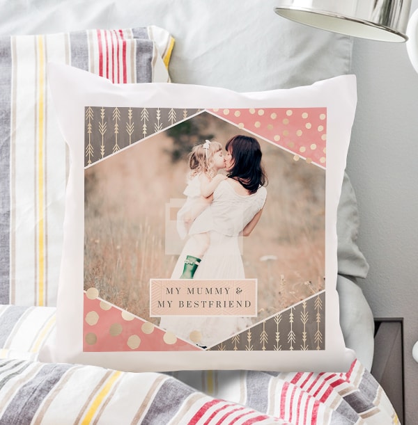 Mummy and Best Friend Photo Cushion