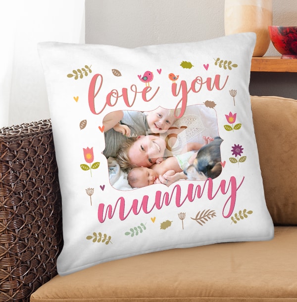Love You Mother's Day Photo Cushion