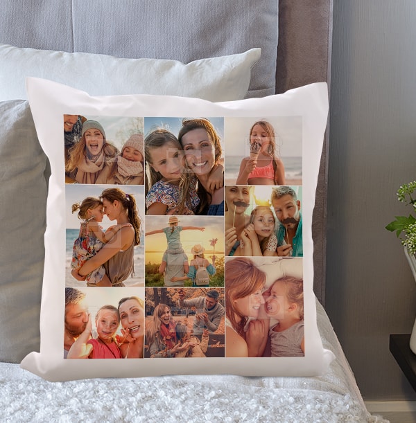 9 Photo Collage Cushion