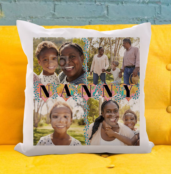Nanny Multi Photo Cushion Funky Pigeon