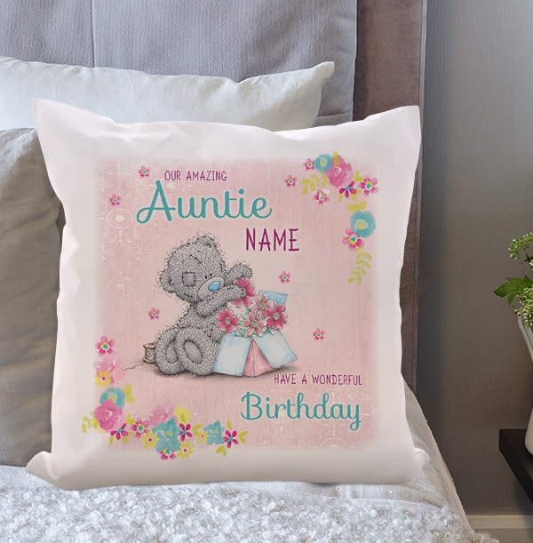 Auntie Birthday Me To You Personalised Cushion