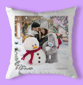 Me To You Christmas Photo Cushion