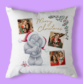 Me To You Multi Photo Christmas Cushion